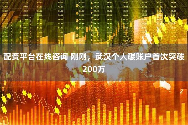 配资平台在线咨询 刚刚,武汉个人碳账户首次突破200万